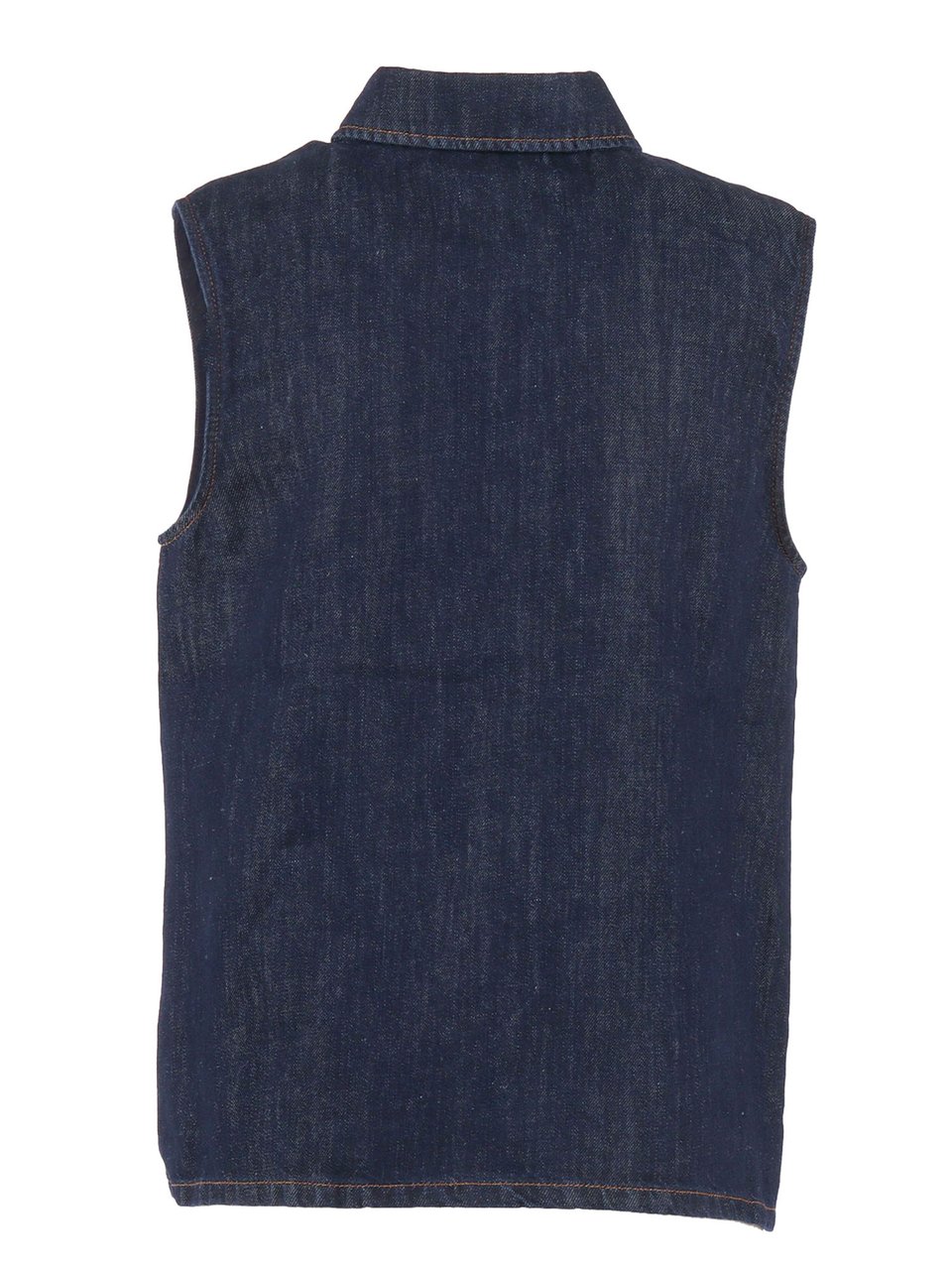 7 For All Mankind Blossom Textured Sleeveless Shirt Zwart