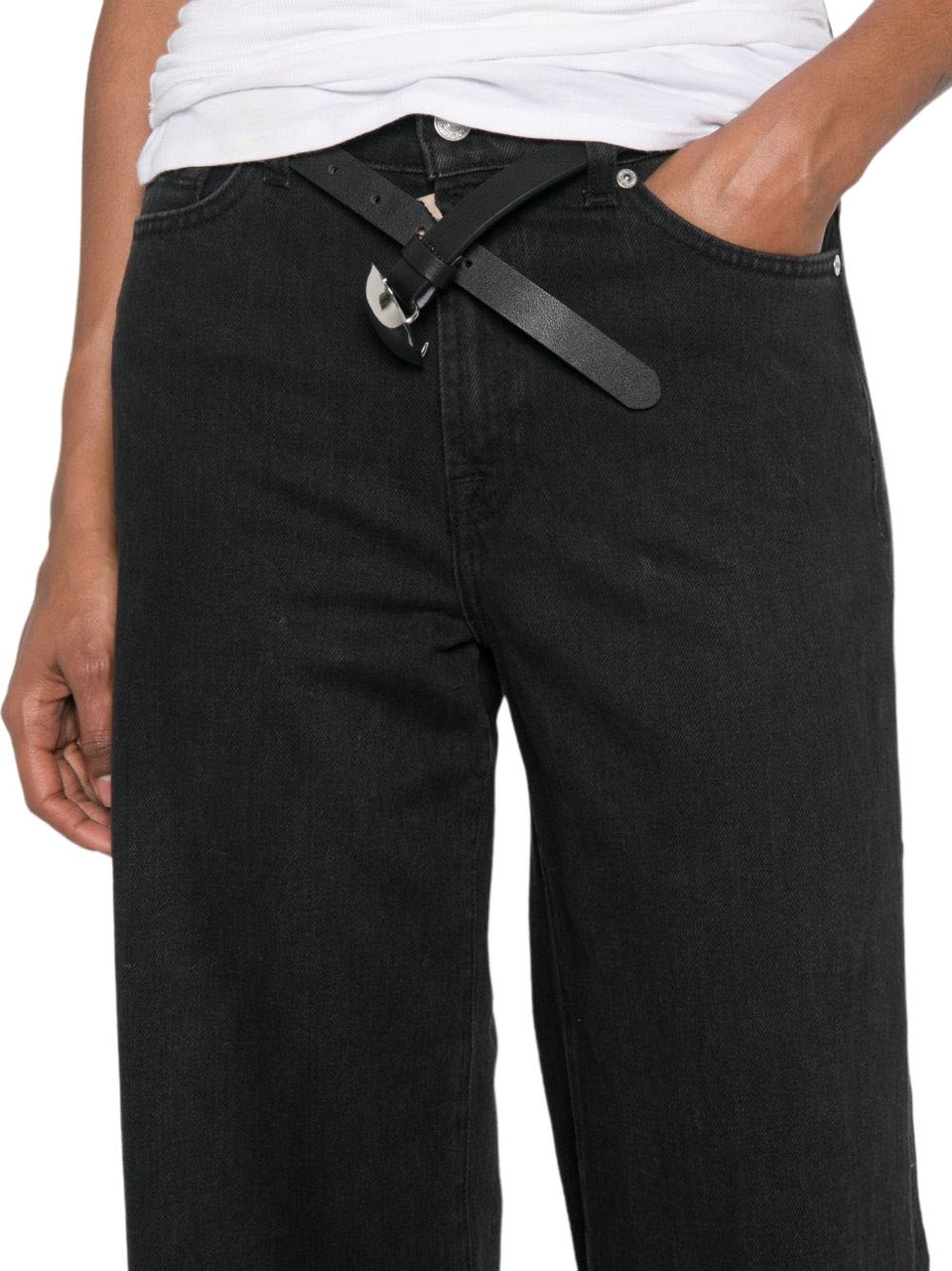 7 For All Mankind Jeans Black Zwart