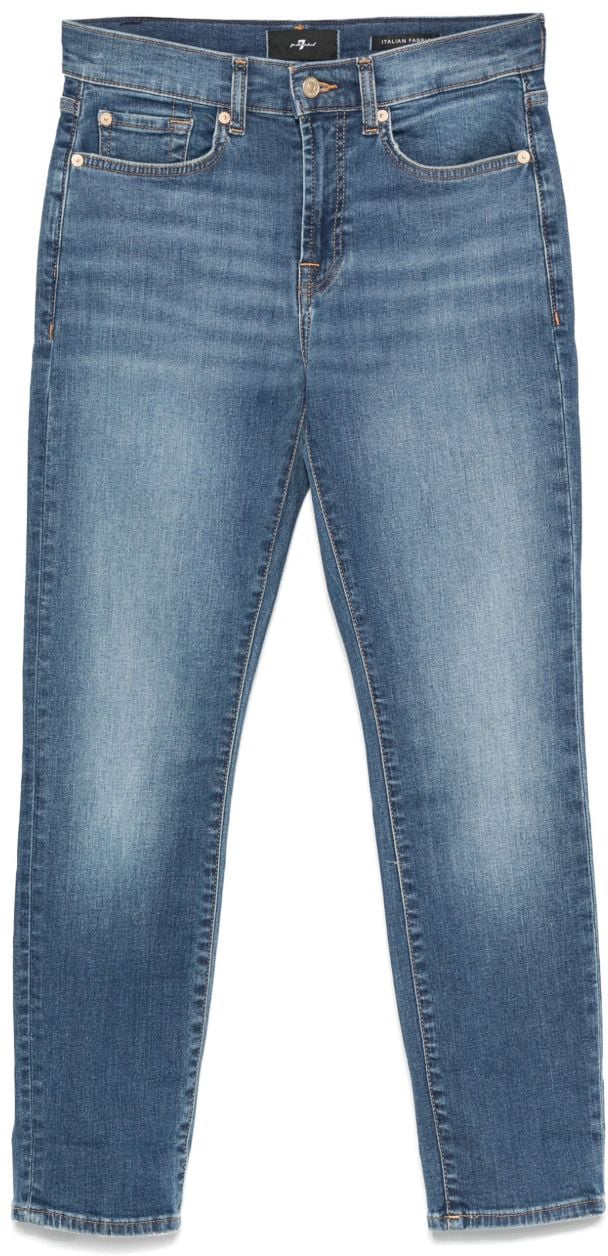 7 For All Mankind Jeans Blue Blauw