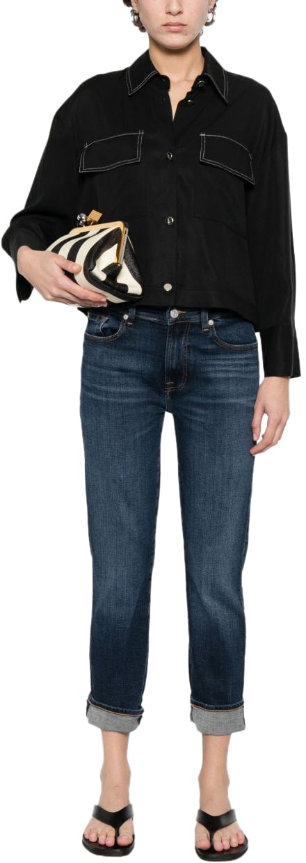 7 For All Mankind Jeans Blue Blauw