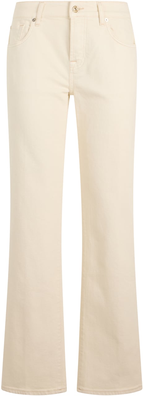 7 For All Mankind High-waisted straight jeans Neutraal