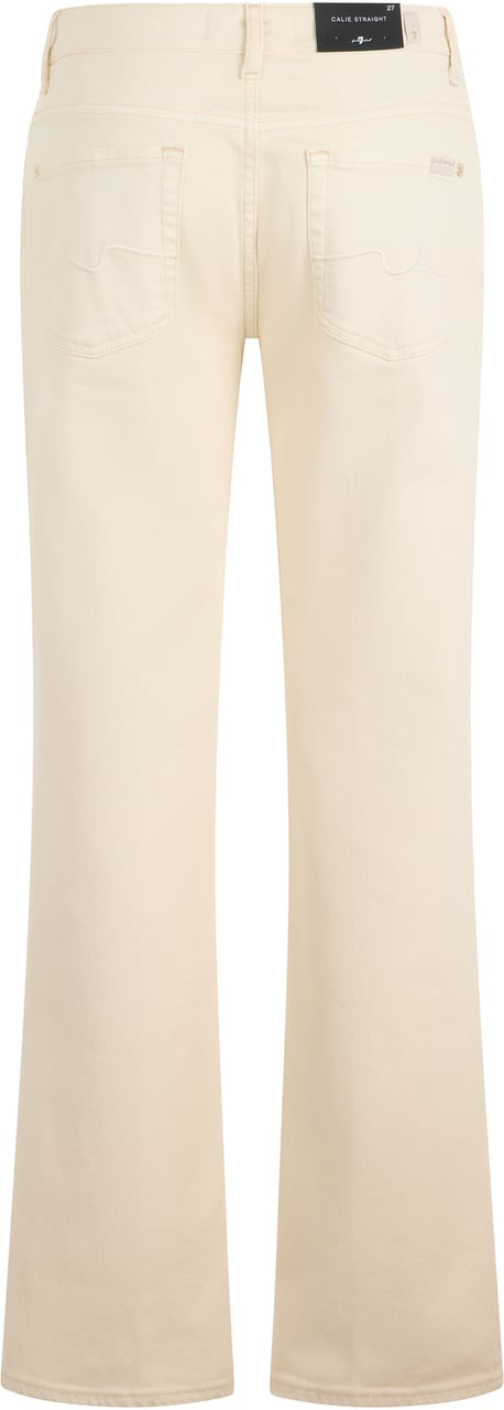 7 For All Mankind High-waisted straight jeans Neutraal