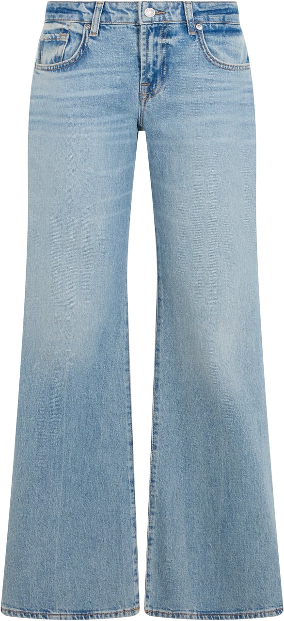 7 For All Mankind Palazzo jeans in denim made of cotton Lichtblauw