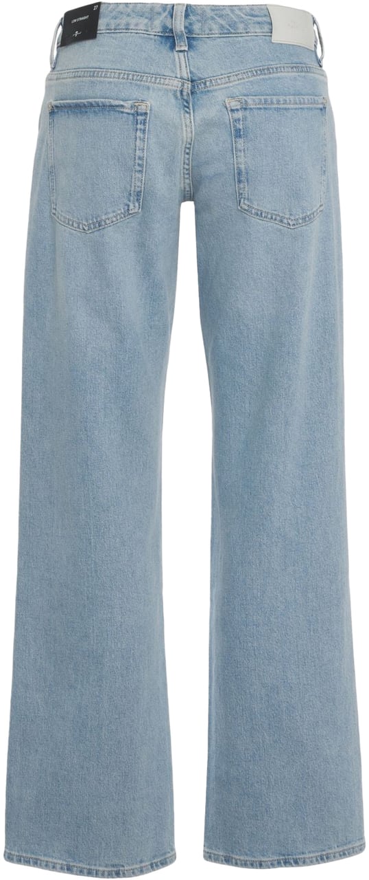 7 For All Mankind Jeans 'Low Straight' Blauw