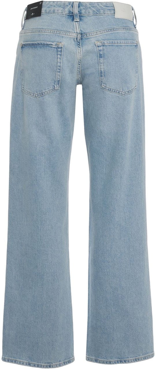 7 For All Mankind Jeans 'Low Straight' Blauw