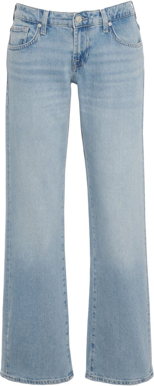 7 For All Mankind Jeans 'Low Straight' Blauw