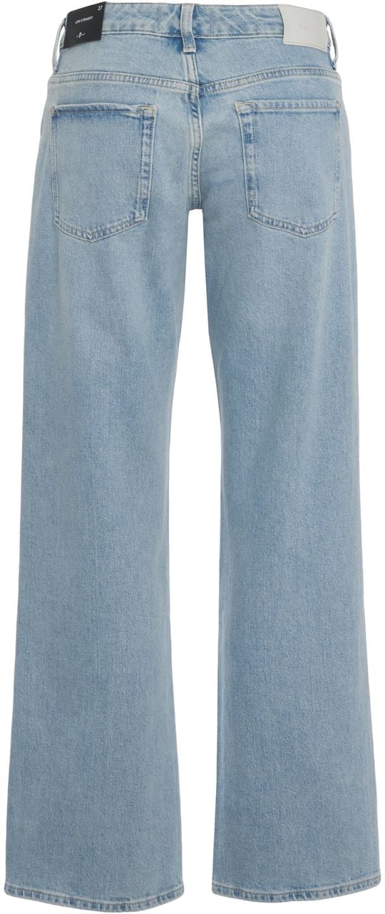7 For All Mankind Jeans 'Low Straight' Blauw