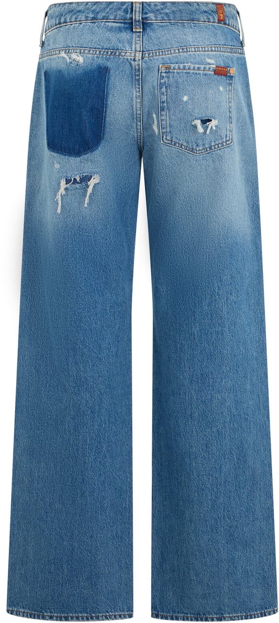 7 For All Mankind Jeans with wide legs Blauw