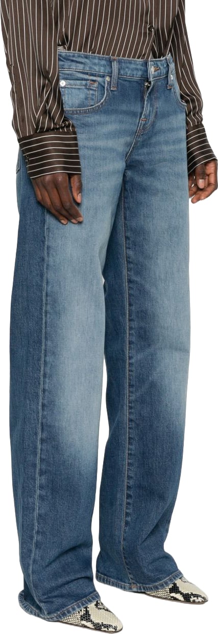 7 For All Mankind Jeans Navy Blauw