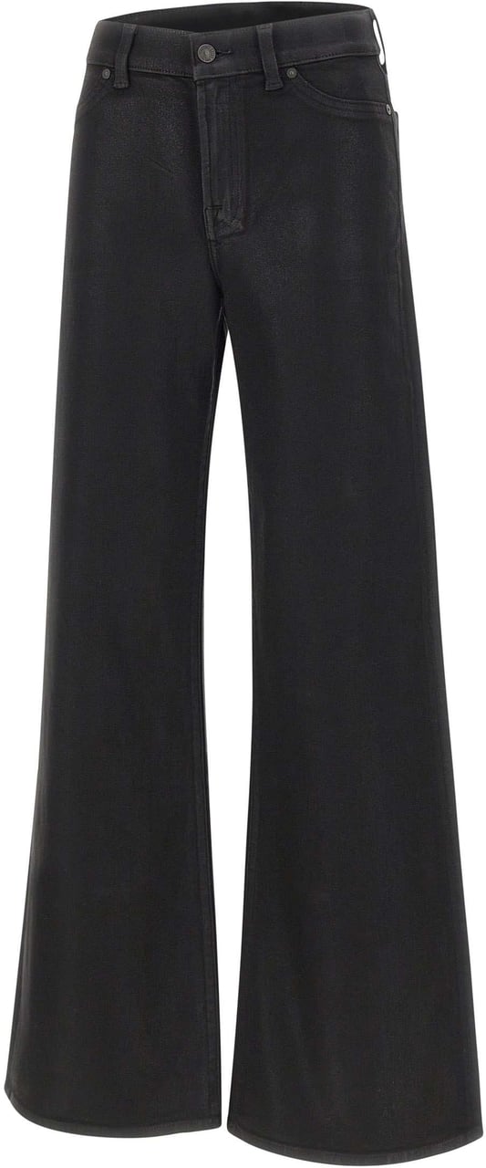 7 For All Mankind Trousers Black Zwart