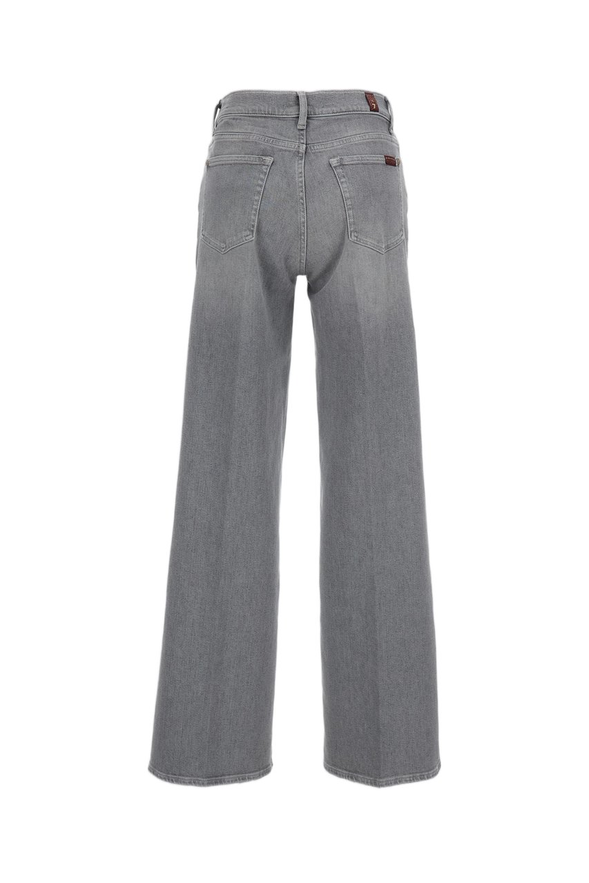 7 For All Mankind Washed Gray Lotta Luxe Vintage Jeans Grijs