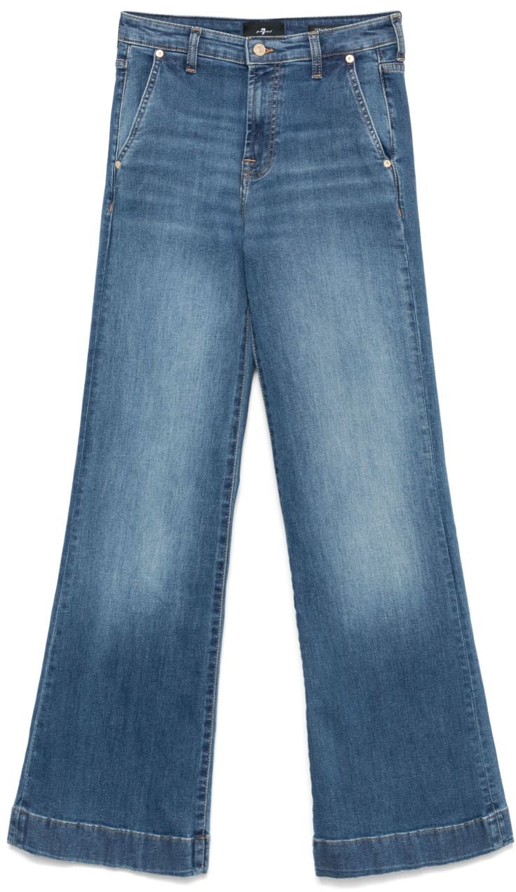 7 For All Mankind Jeans Blue Blauw