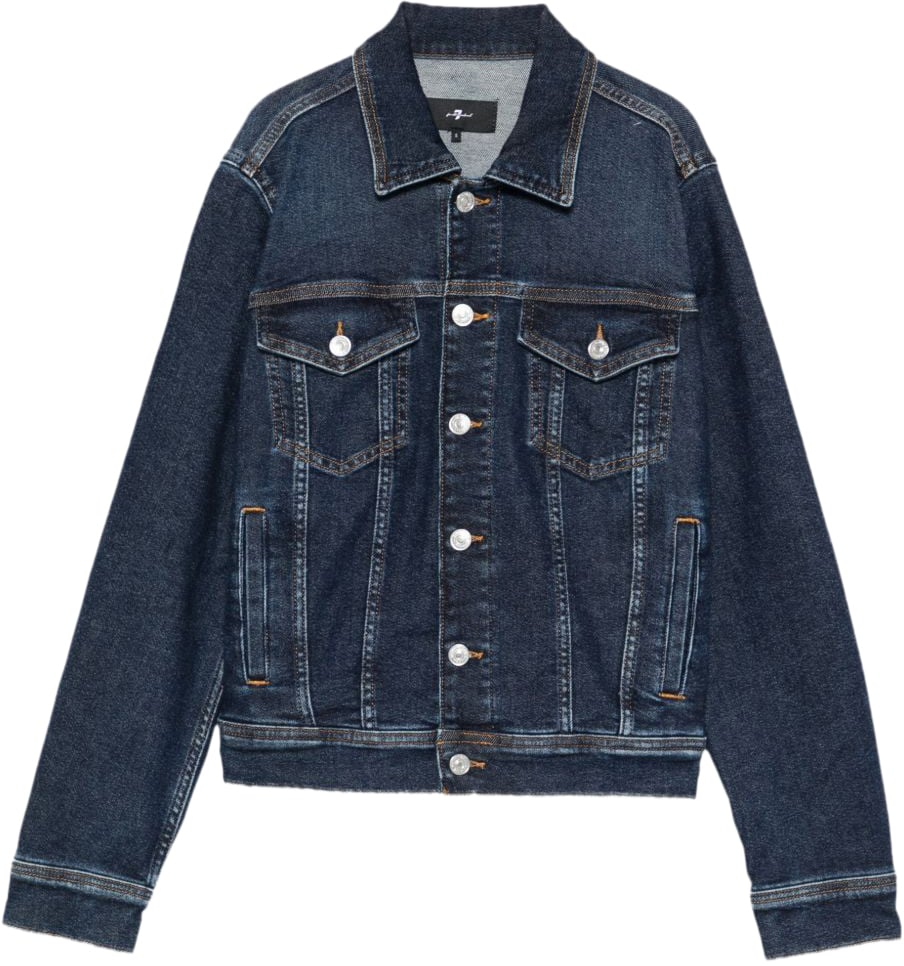 7 For All Mankind Coats Blue Blauw