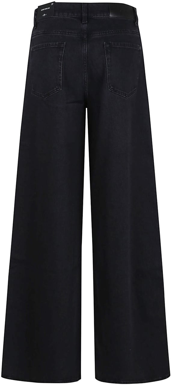 7 For All Mankind 7 FOR ALL MENKIND MARIE WIDE LEG Zwart