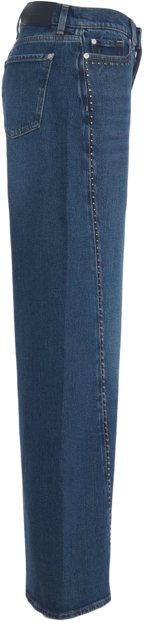 7 For All Mankind Jeans 'Twisted Lotta' Blauw