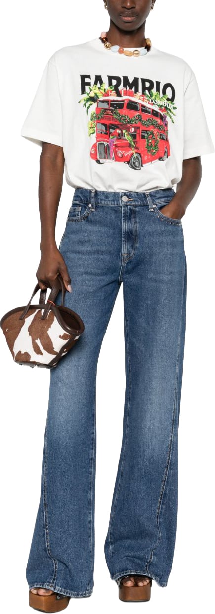7 For All Mankind Jeans Blue Blauw