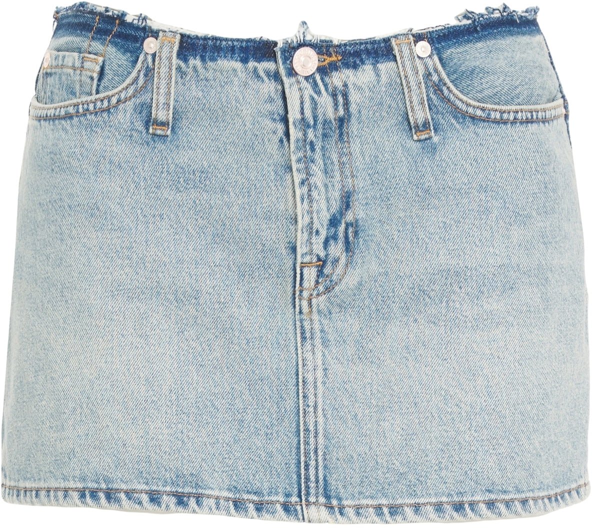7 For All Mankind Mini skirt 'Cherry' Blauw
