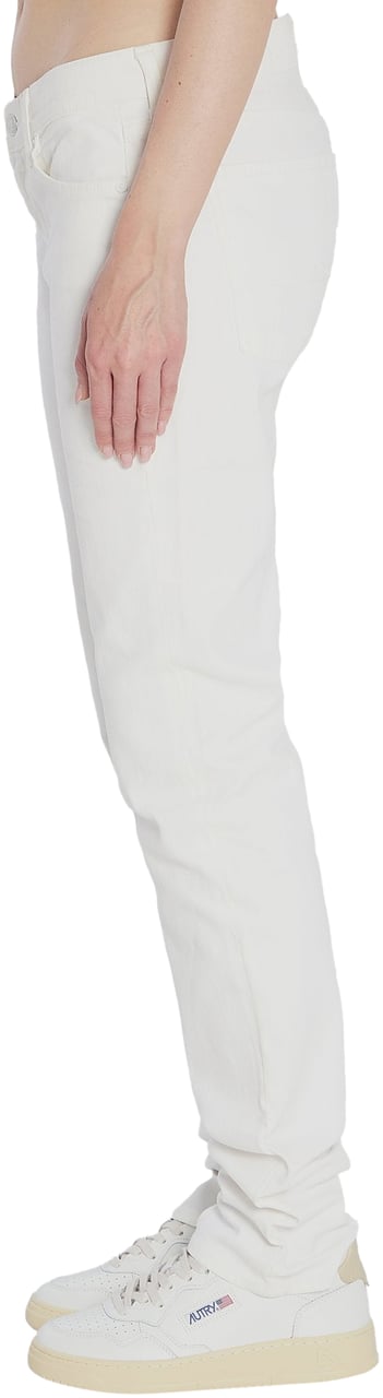 7 For All Mankind White Straight jeans Wit