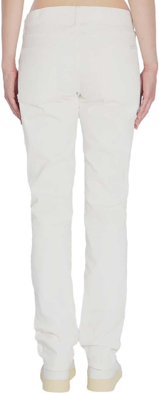 7 For All Mankind White Straight jeans Wit