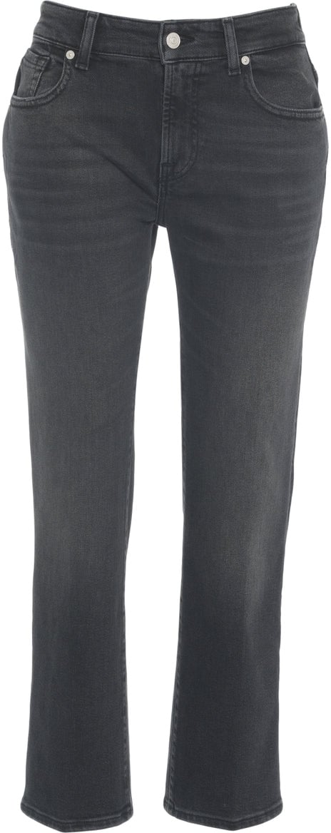 7 For All Mankind Skinny Jeans Zwart
