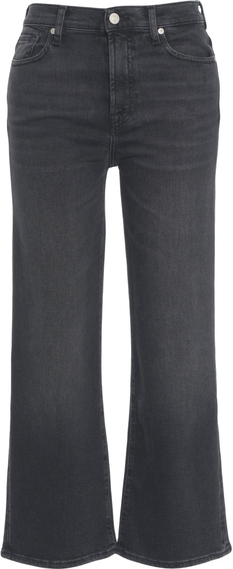 7 For All Mankind Straight leg jeans 'Alexa' Zwart