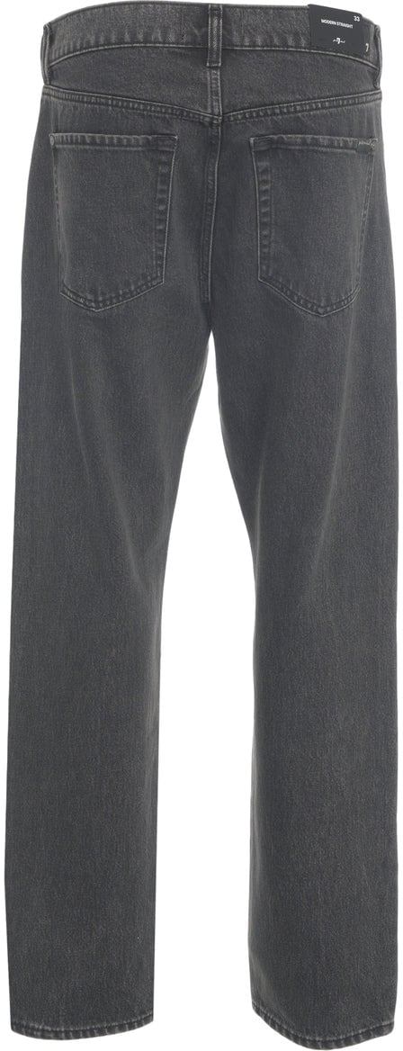 7 For All Mankind Straight cut jeans Zwart