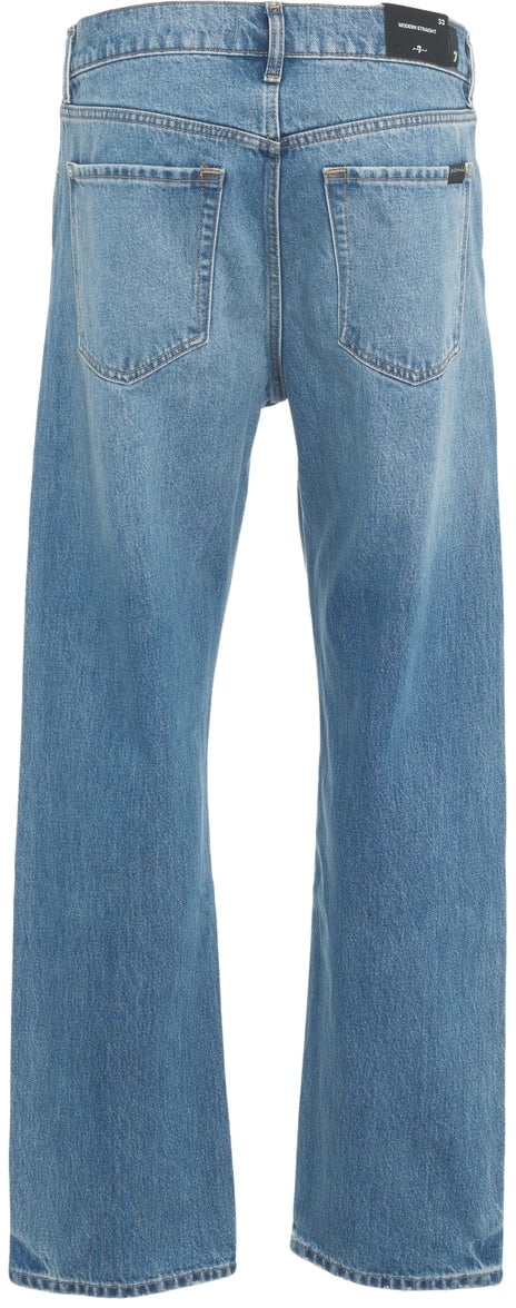 7 For All Mankind Jeans 'Modern Straight' Blauw