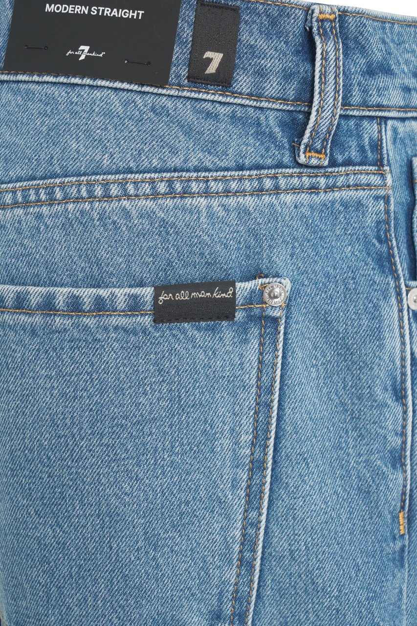 7 For All Mankind Jeans 'Modern Straight' Blauw