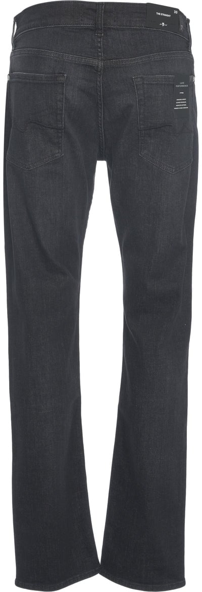 7 For All Mankind Men's Straight lut jeans Zwart