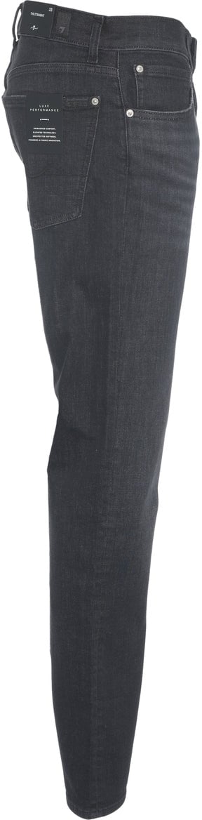 7 For All Mankind Men's Straight lut jeans Zwart