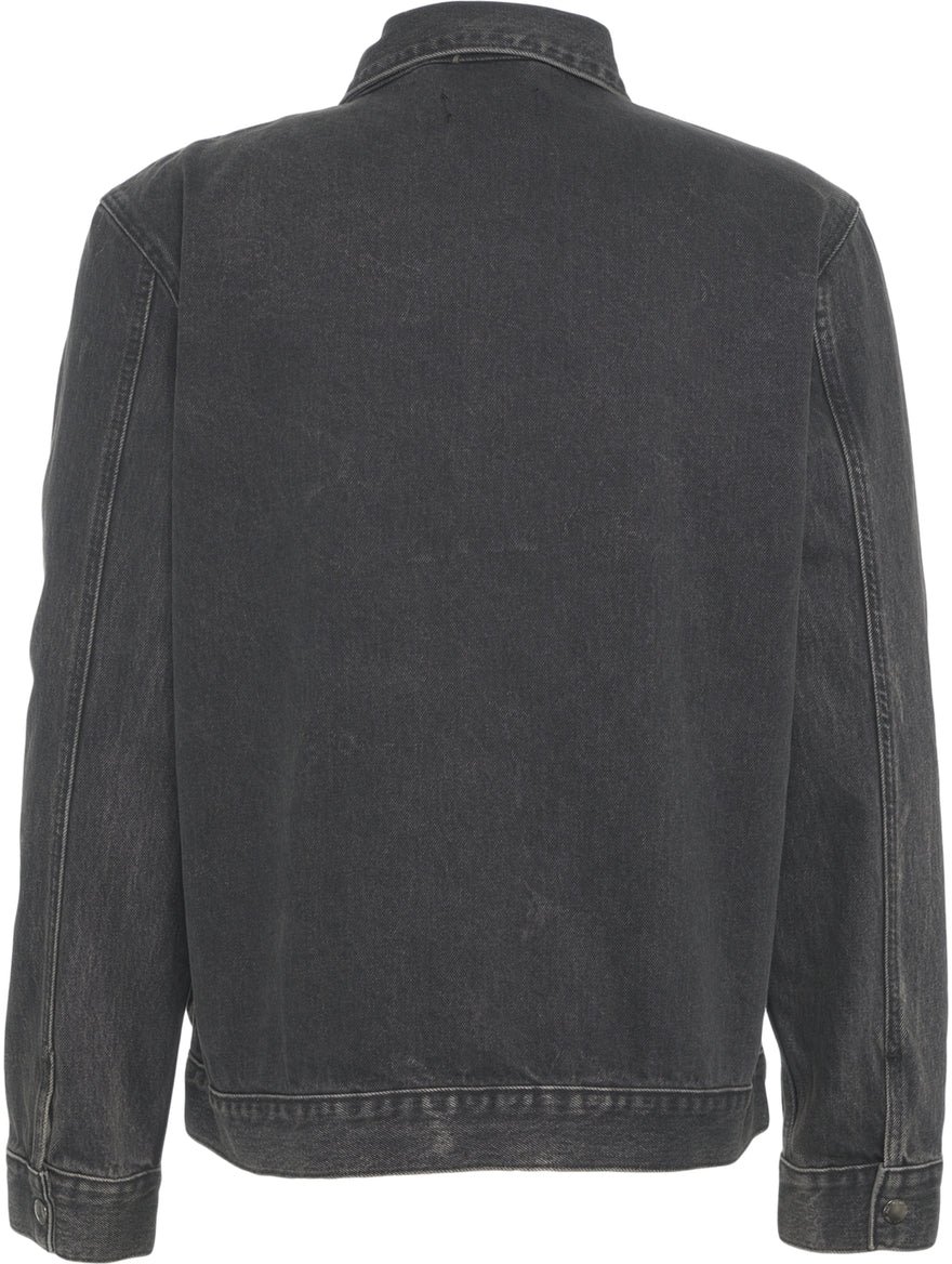 7 For All Mankind Denim jacket Zwart