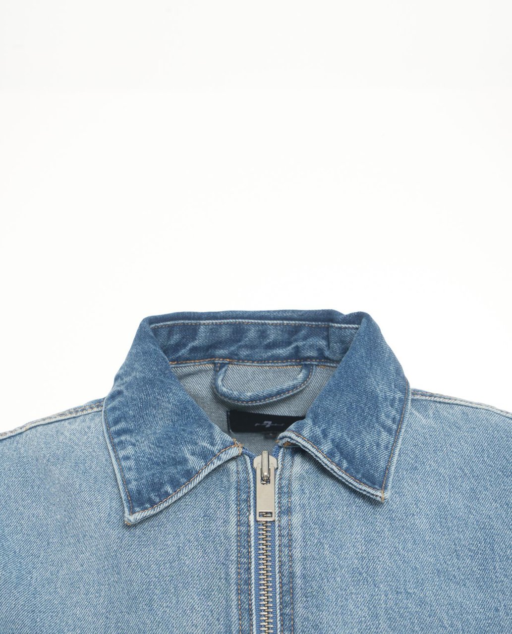 7 For All Mankind Giacca in denim Blauw