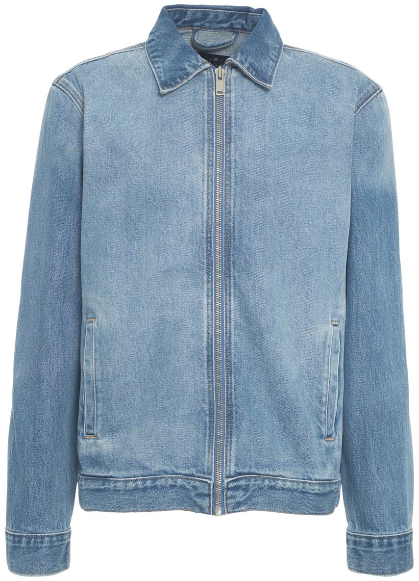 7 For All Mankind Giacca in denim Blauw