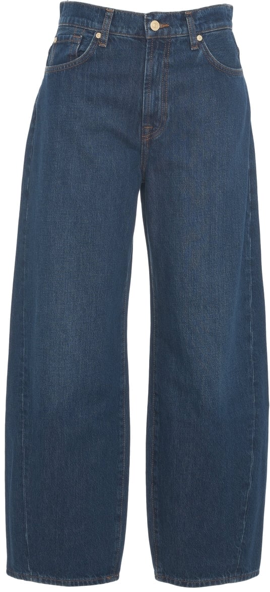 7 For All Mankind Boyfriend Jeans Blauw