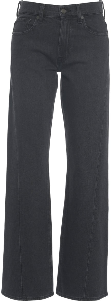 7 For All Mankind Straight leg jeans Zwart