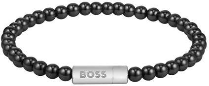 Boss Hugo Boss Heren Armband Onyx HBJ1580789M 19cm Zwart