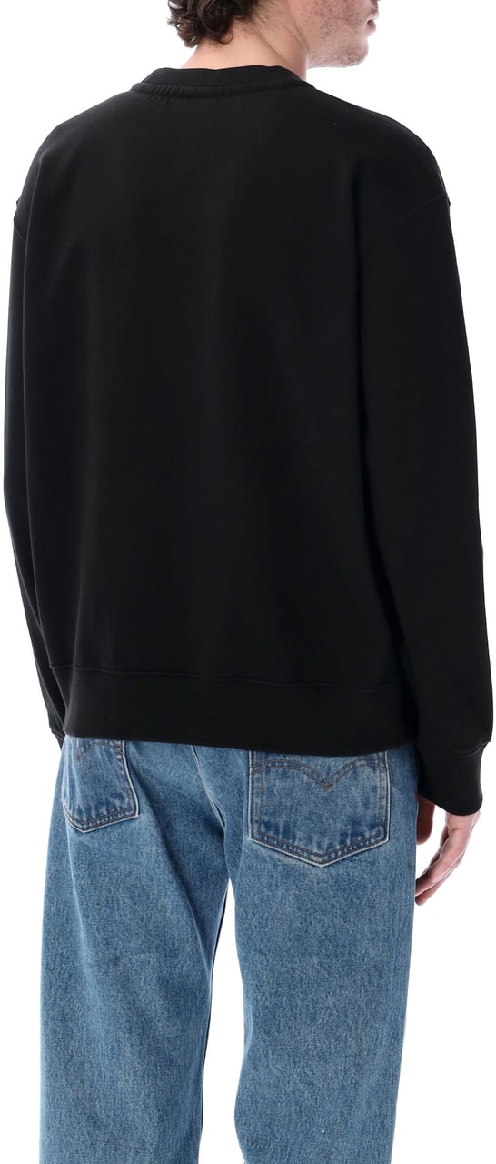 Kenzo Felpa Ricamata Unisex Zwart