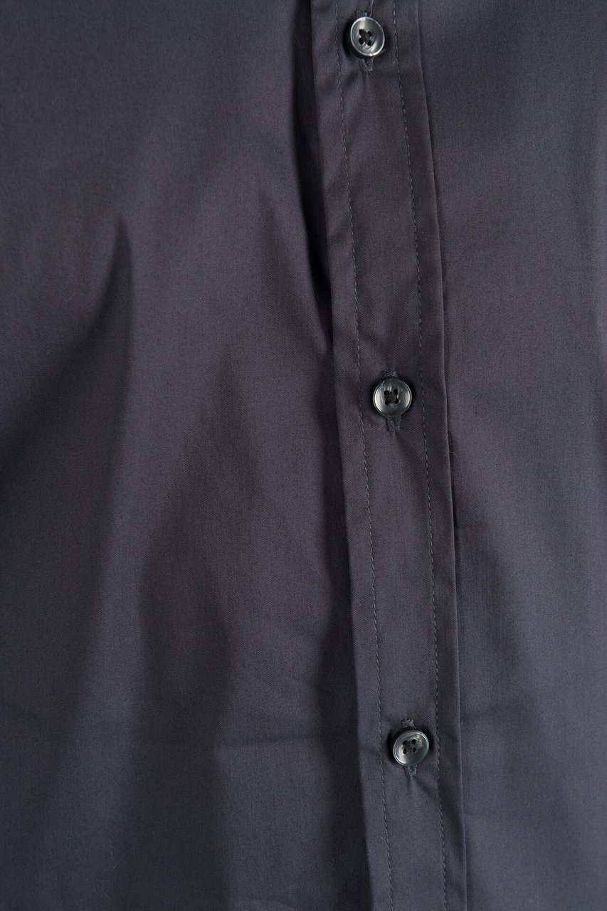 Antony Morato Basic overhemd antraciet Grijs