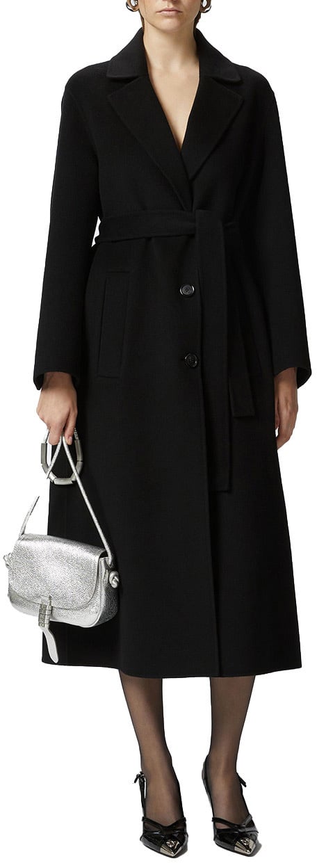 Pinko Coats Black Zwart