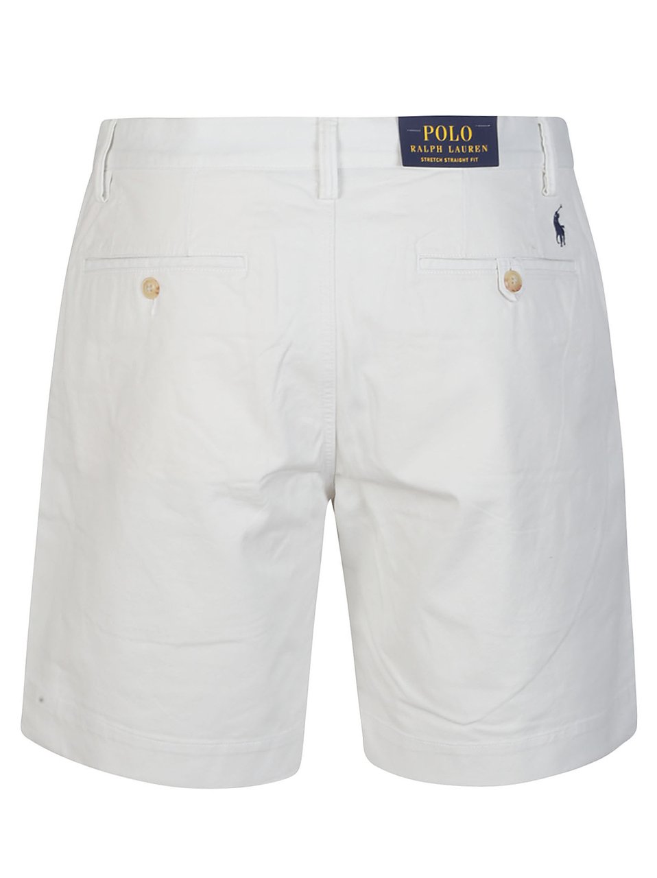 Ralph Lauren Flat Front Short White Wit