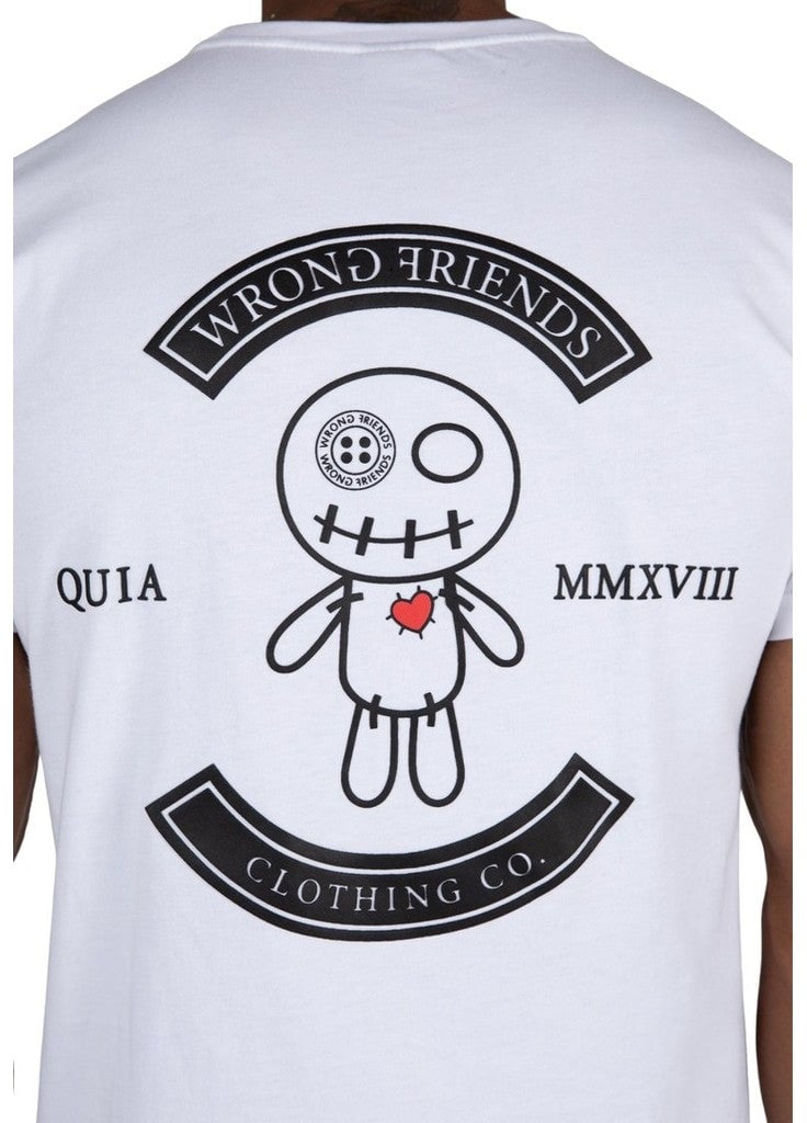 Wrong Friends VERONA T-SHIRT - WHITE Wit