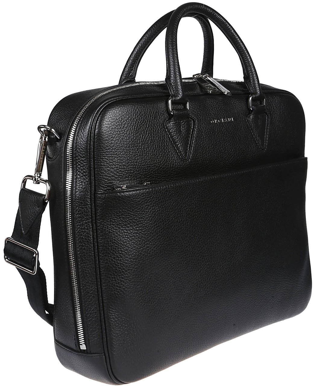 Orciani Business Slim Bag Black Zwart
