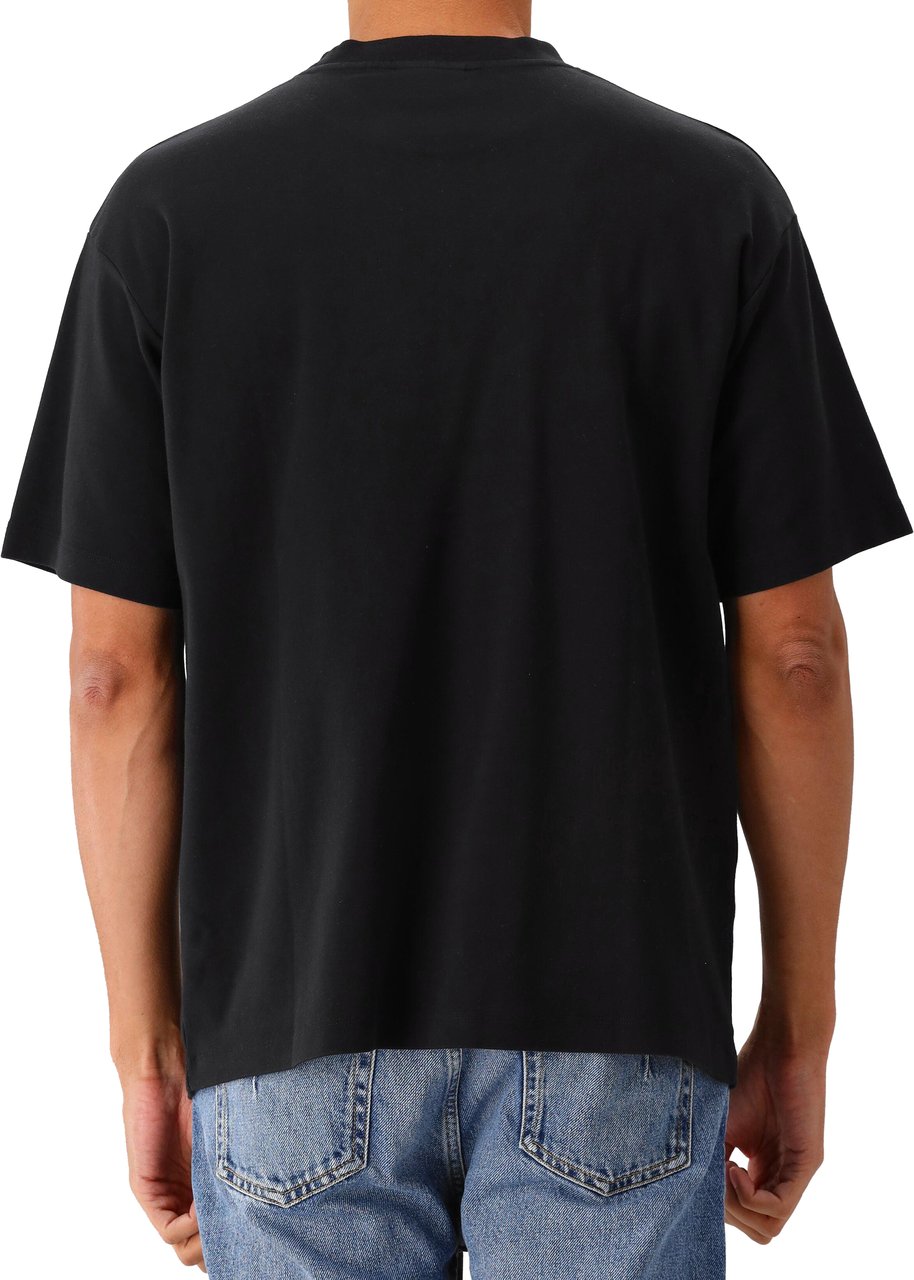 Drôle de Monsieur Drôle de Monsieur T-shirt Zwart Classique Slogan Zwart