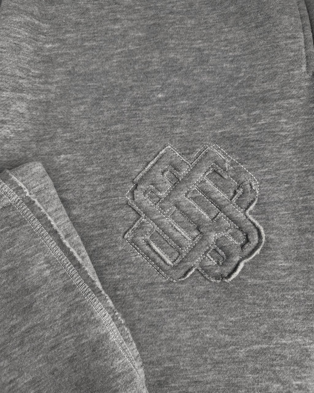 Black Bananas Monogram Broek Grijs