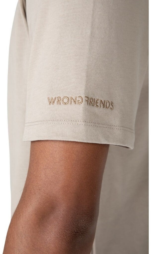 Wrong Friends ASTI T-SHIRT - PASTEL BEIGE Beige