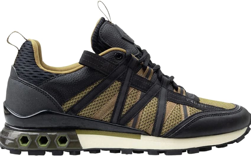 Cruyff Cruyff Fearia Hex Tech Sneakers Black/Gold Zwart