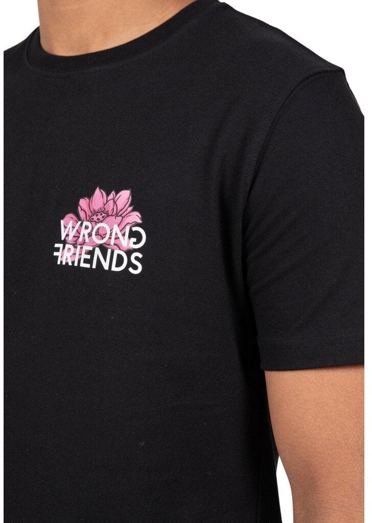 Wrong Friends TOKYO T-SHIRT - BLACK Zwart