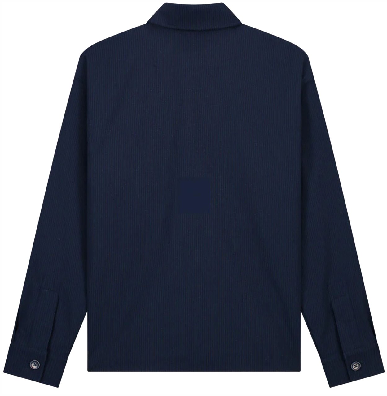 ØLÅF ØlÅf Bonded Pocket Overshirt Ls Overshirts Donkerblauw M200306 Blauw