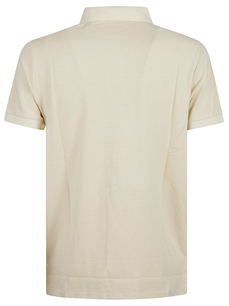 Ralph Lauren Short Sleeve Slim Polo Shirt Nude & Neutrals Beige