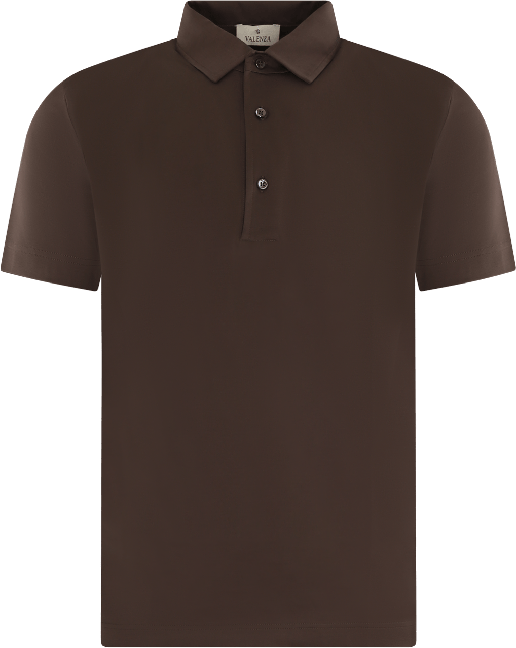 Valenza Heren Supima Polo Schiller Bruin Bruin